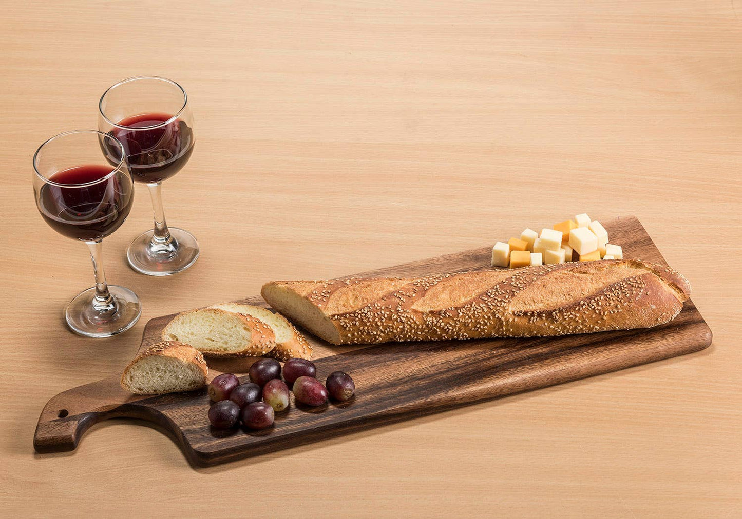 Long Acacia Wood Cutting/ Charcuterie Board - 480