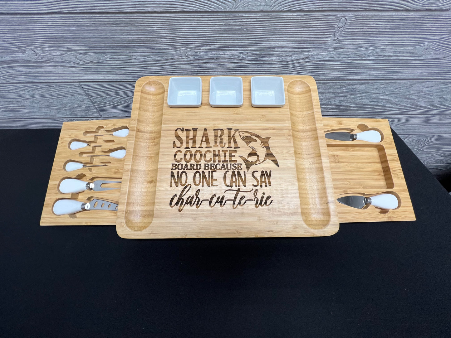 Shark Cheese Board (Bamboo)